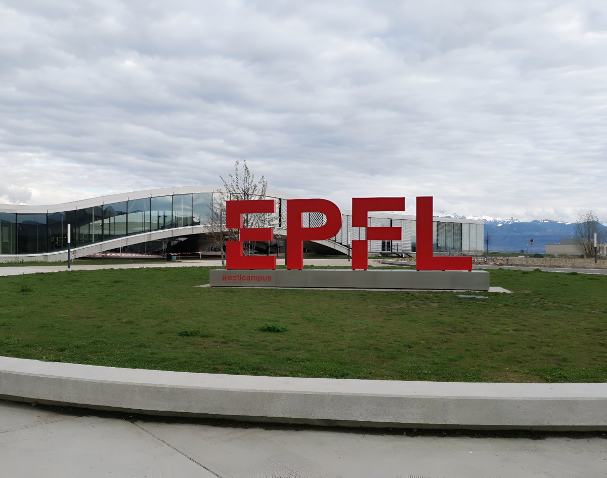 EPFL logo at Ecublens campus